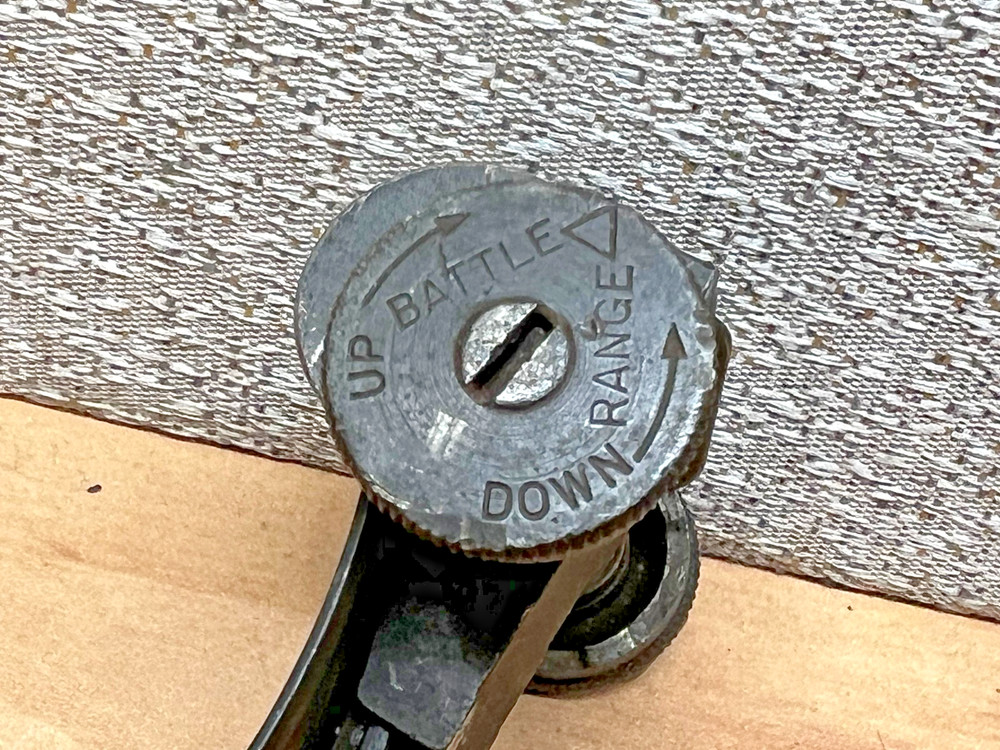Original WW2 Springfield Lockbar rear sight Type II