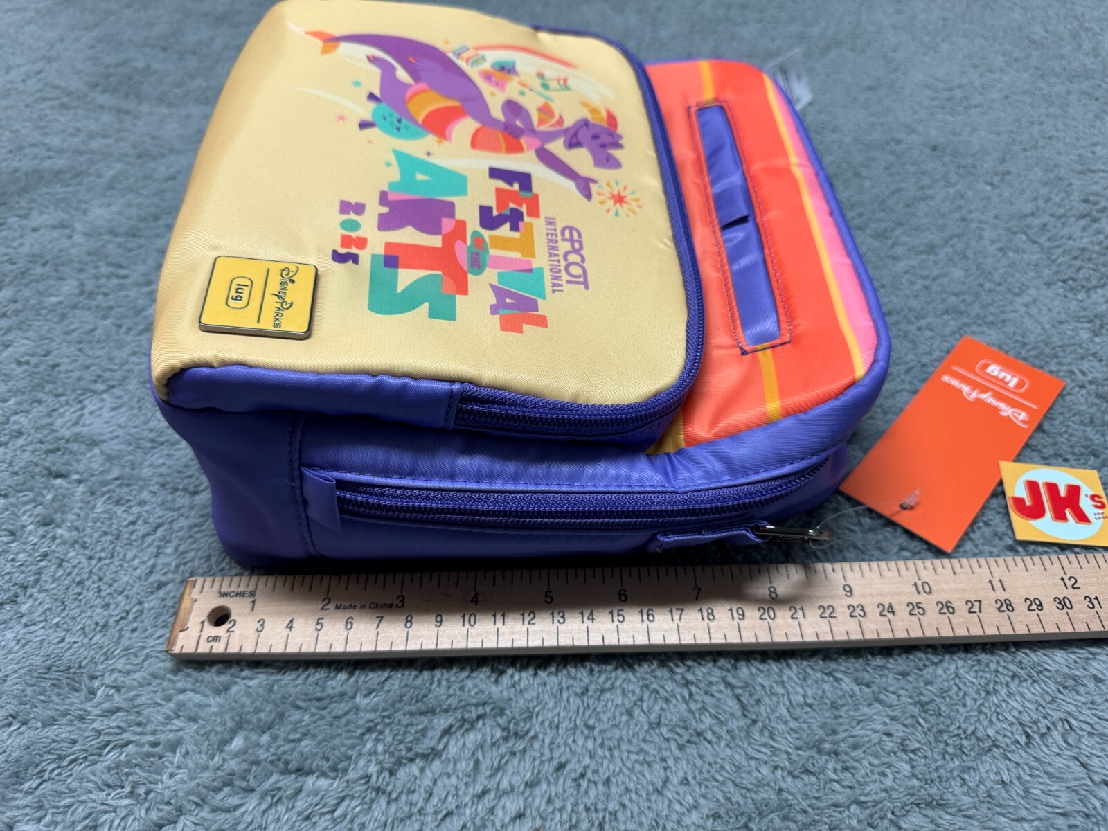 NEW Disney Figment Lug Crossbody Bag Festival of the Arts Epcot 2025 Purple