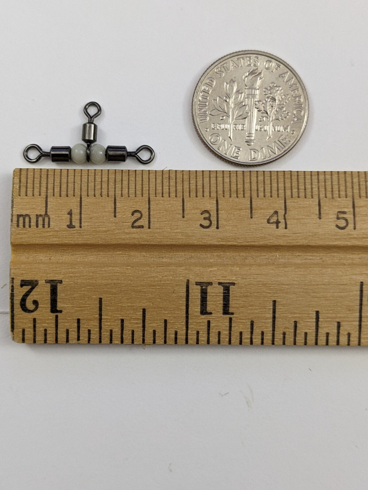 3-Way 360° T-Turn Swivel Cross-line 3Way Rolling Barrel Swivels 40#Test FreeShip