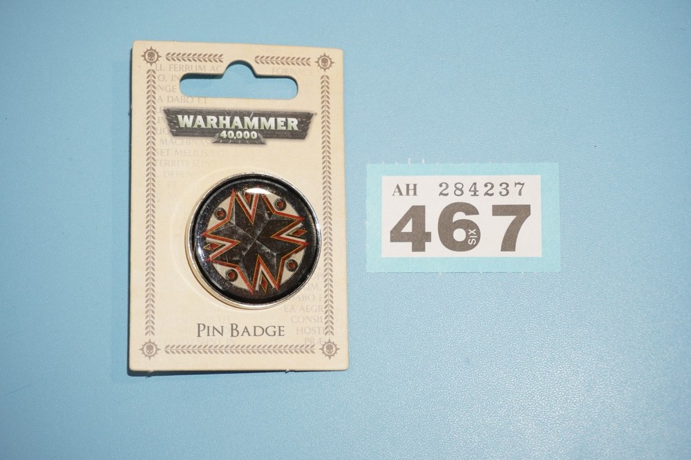 Warhammer 40k Pin Badge - New