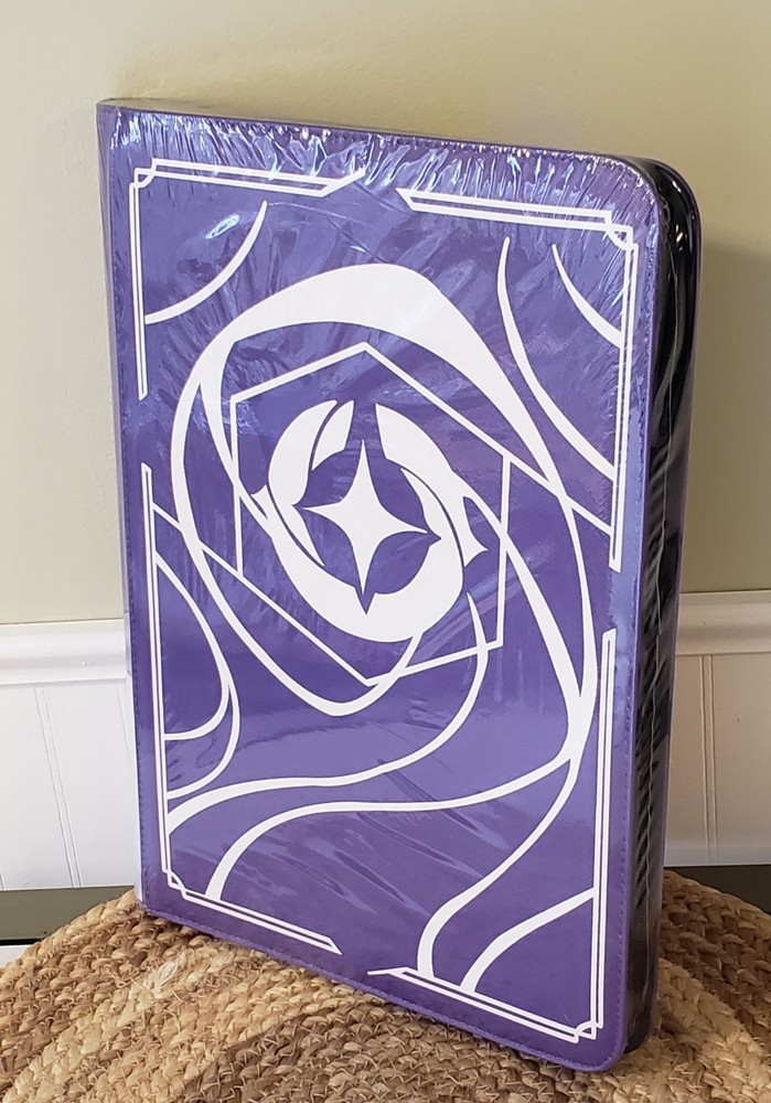 Premium Lorcana Lore 480 Side-Loading Pocket Binder for TCG Trading Cards