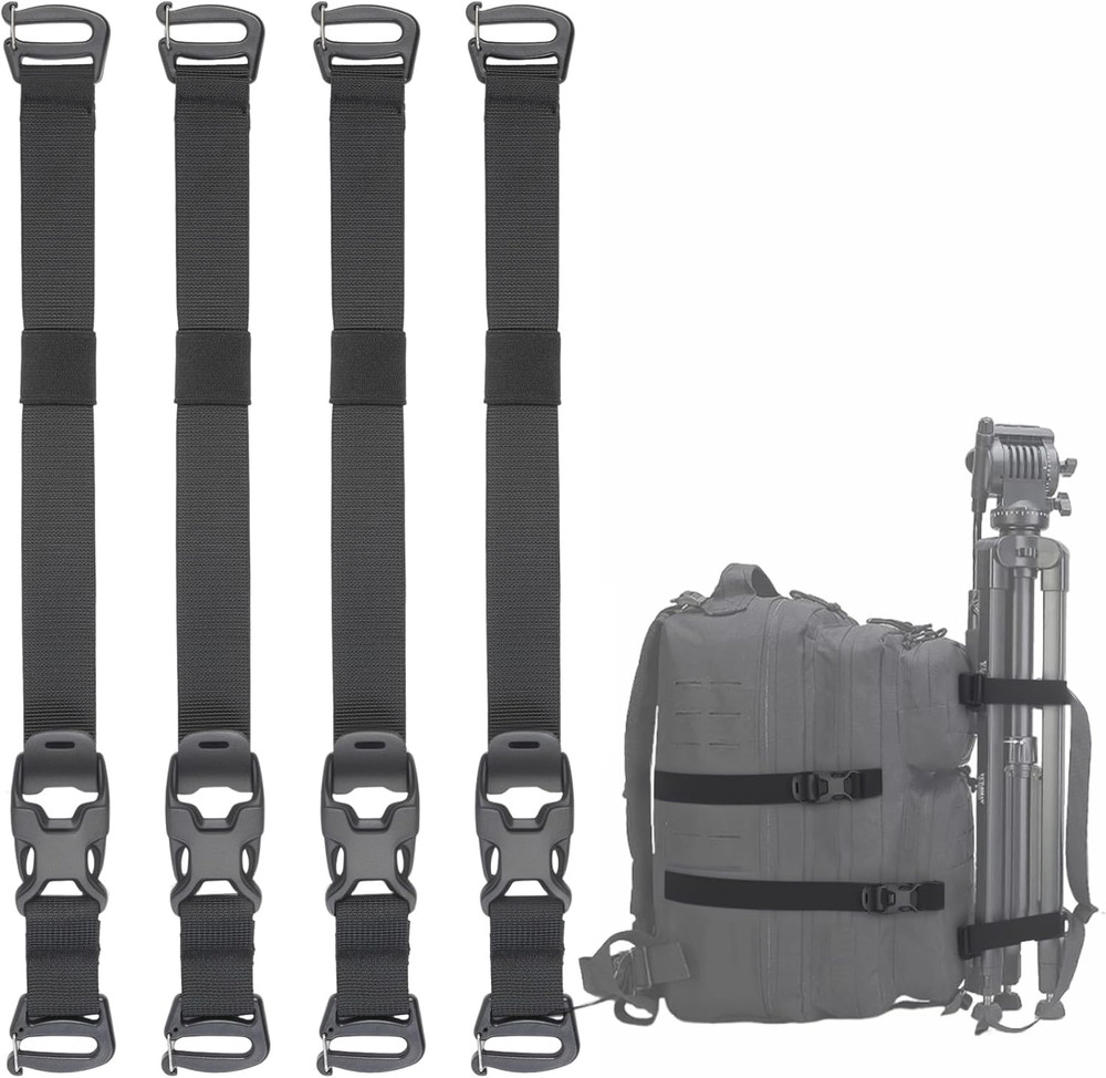 Tactical Molle System Backpack Straps - Adjustable 20.8" Pack Attachment Strap A
