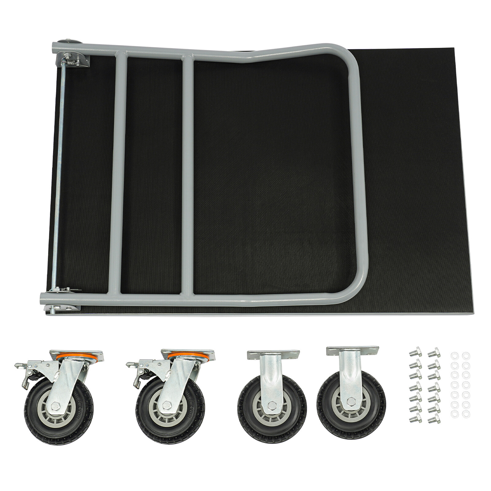 Platform Truck Cart Dolly Foldable Cart Heavy Duty Push Trolley 998kg/2200lbs