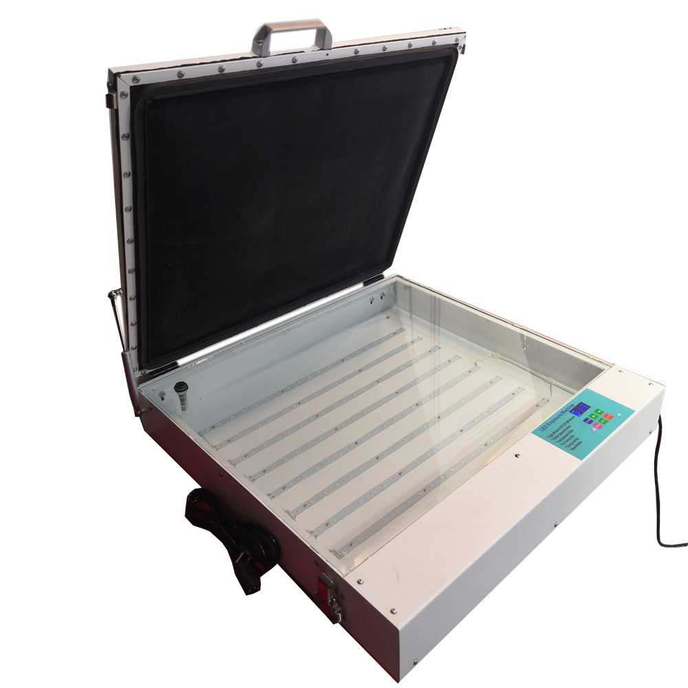 Tabletop Precise 20" x 24" 80W Vacuum LED UV Exposure Unit Screen Equipment