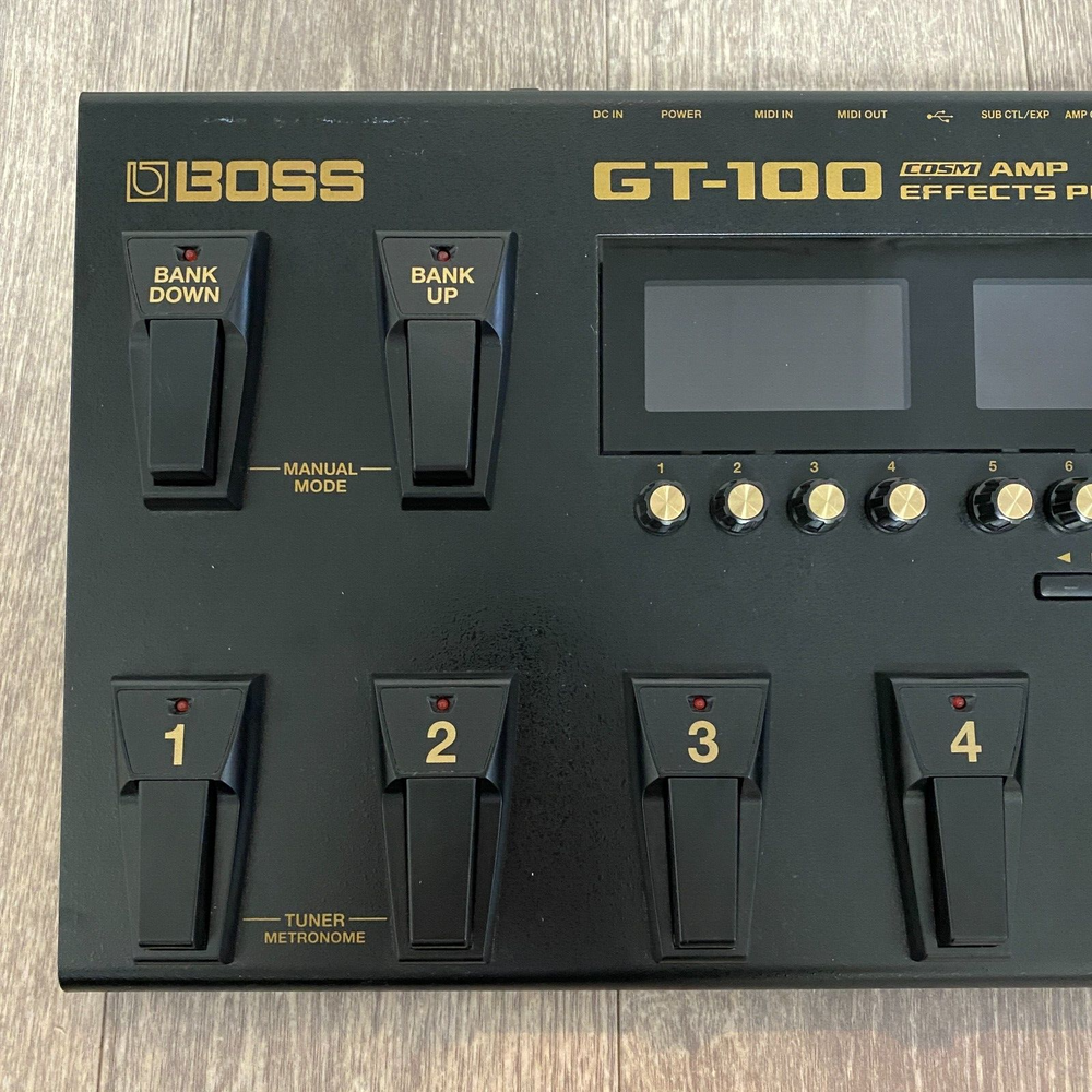 BOSS GT-100 Multi Effector Guitar Effects Processor ver.2 Used ※With AC Adapter
