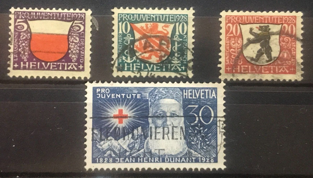 Switzerland SC #B45-48 Used Set 1928