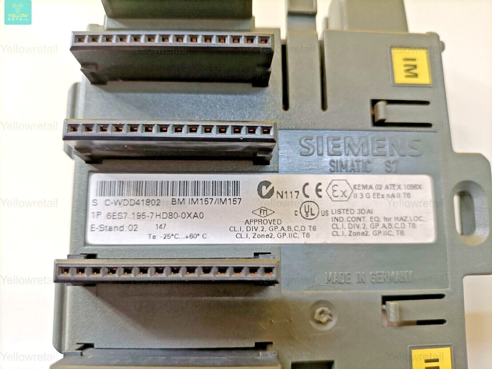 6ES7195-7HD80-0XA0 SIEMENS SIMATIC DP CONTROLLER BUS MODULE BM IM157