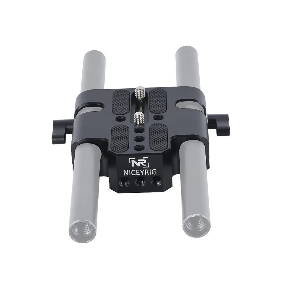 15mm Rod Baseplate Multi-Purpose Tripod Base Plate Applicable for DSLR Camera...