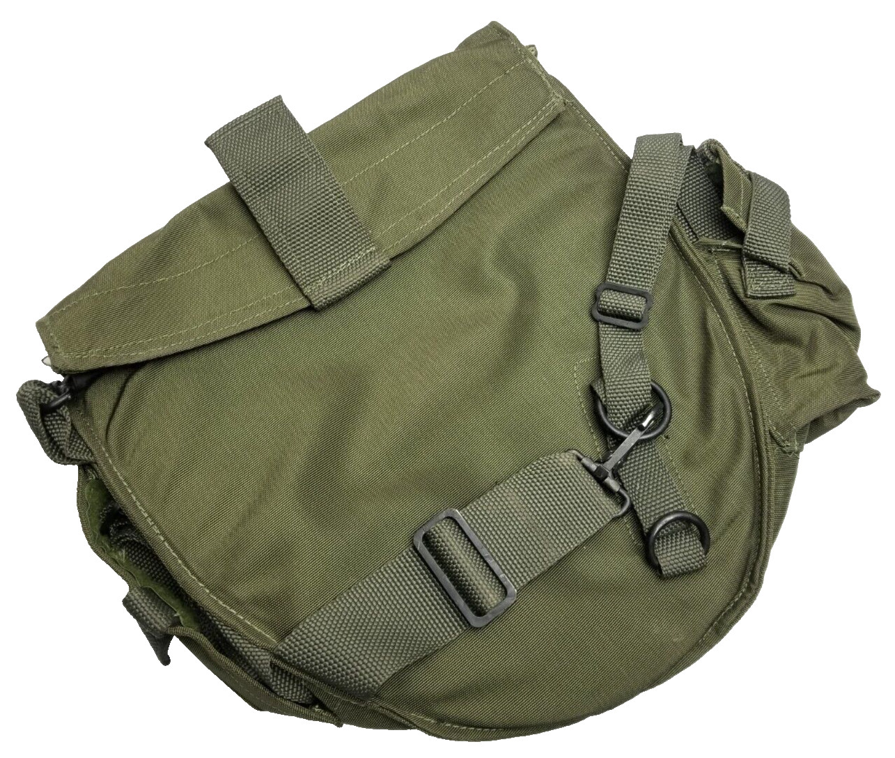 USGI MILITARY M40 SERIES GAS MASK BAG OD GREEN CARRIER ARMY PACK HAVERSACK EXC