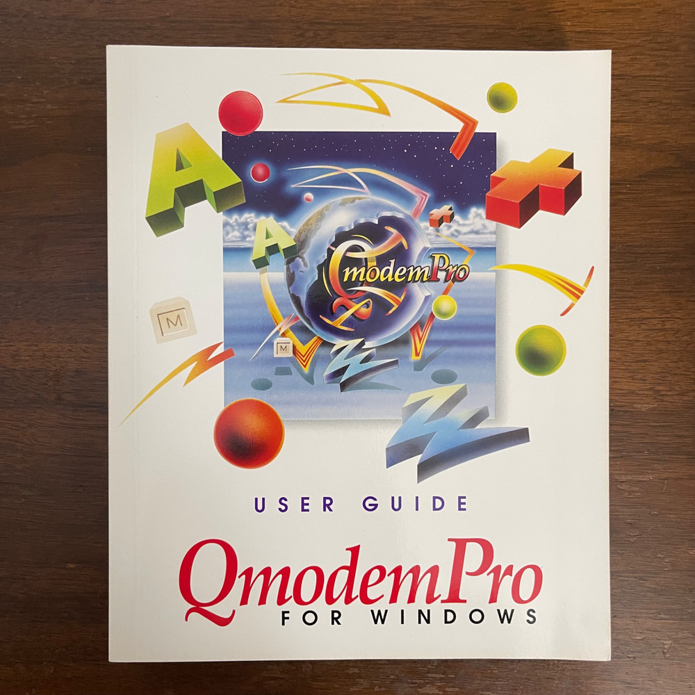 Vintage QmodemPro for Windows Network Edition MSI BBS 3.5" Floppy Software NOS