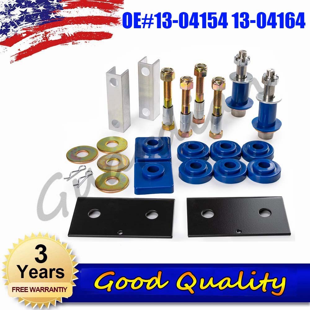 Engine Hood Hinge Pivot Bushing & Mounting Bolt Set Kit Replace For Peterbilt