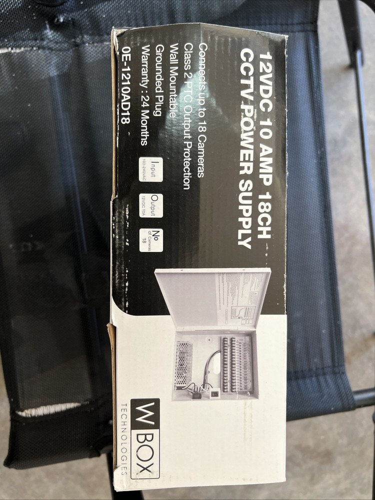 Analog Camera Power Supply 12VDC. 18cameras Channels