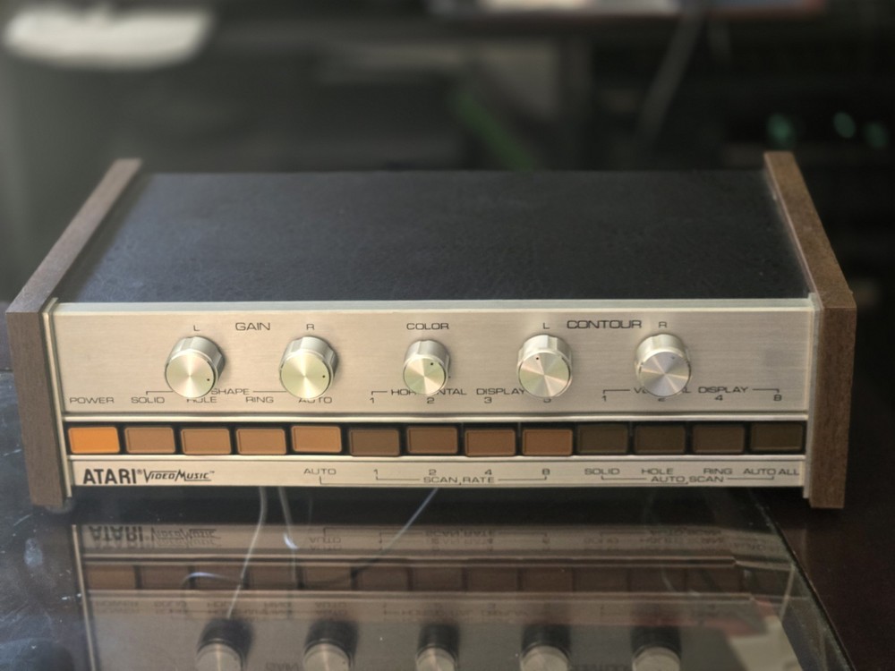 Atari Video Music C-240 Visualizer Tested Working