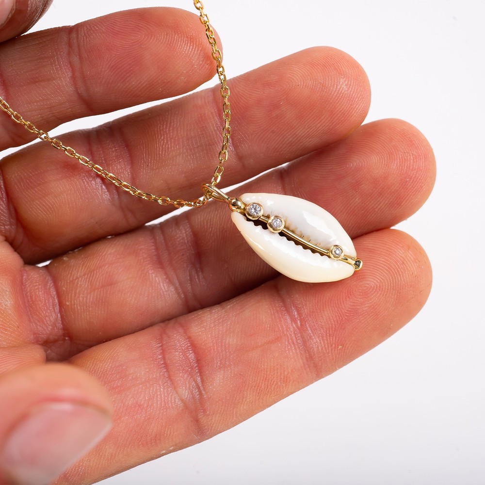 20 Pcs Pink Oval Seashells Beads Natural Cowrie Beach Shells