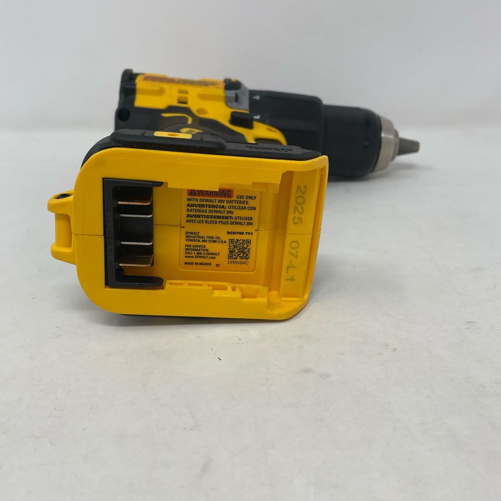 DEWALT DCD799B 20V ATOMIC 1/2" Hammer Drill/Driver Tool-Only