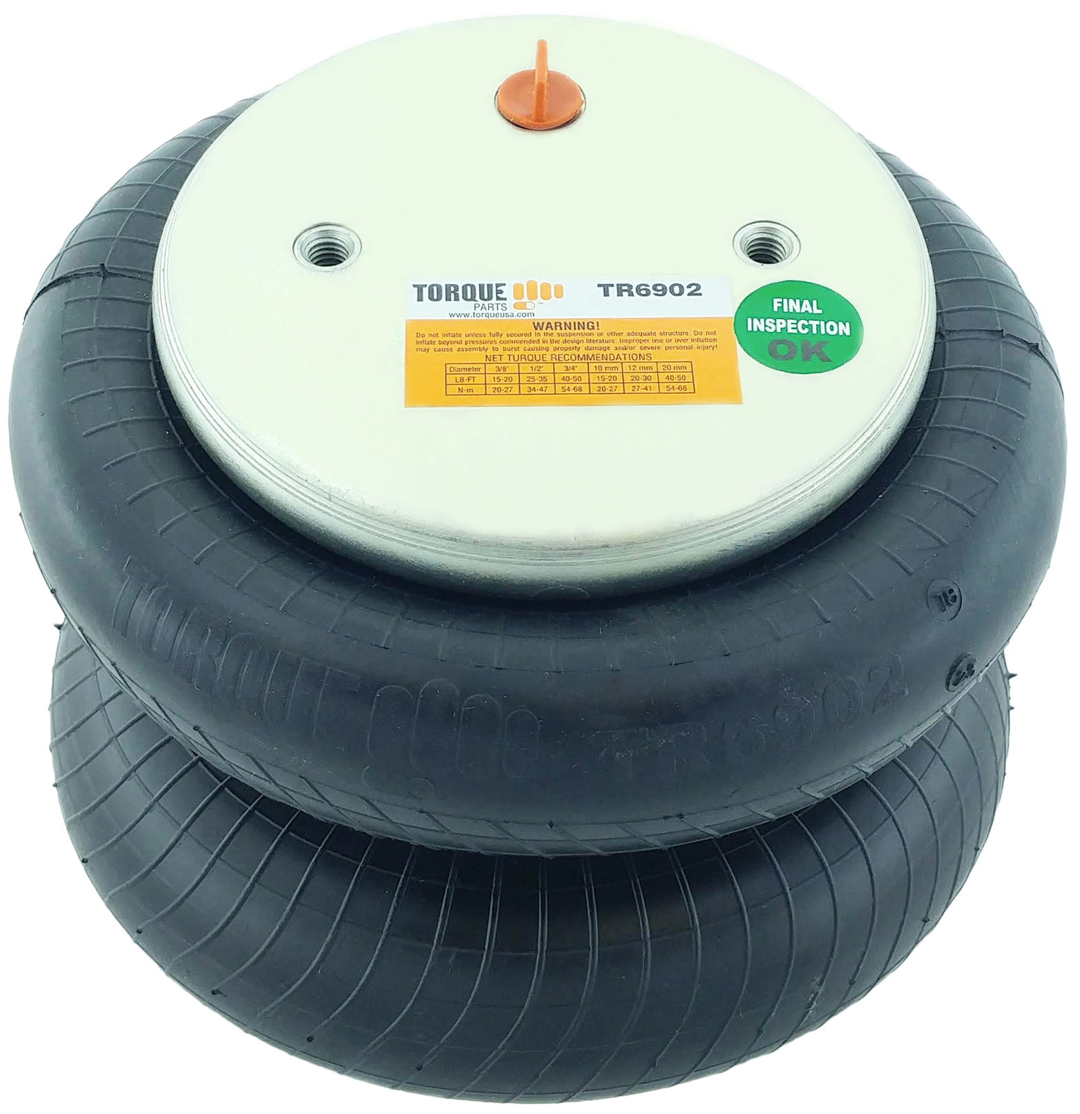 Pair of Air Spring Bag Replace Hendrickson 2630 Firestone 6902, W01-358-6902