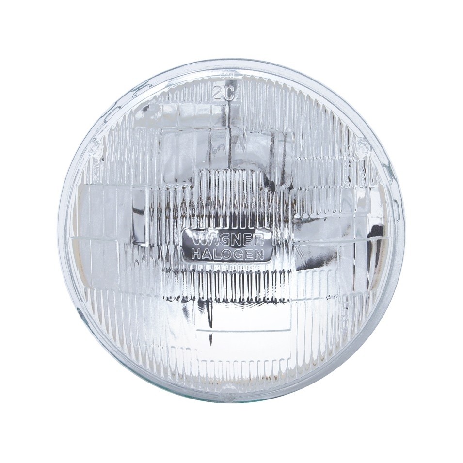 Peterbilt 359 Style Headlight, Halogen Bulb, 304 Staineless - Driver Side