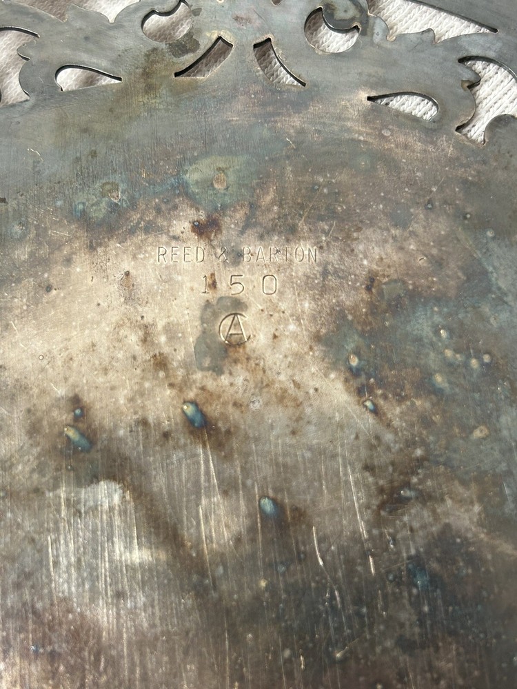 Vintage Reed and Barton #150 Silver Plated Trivet