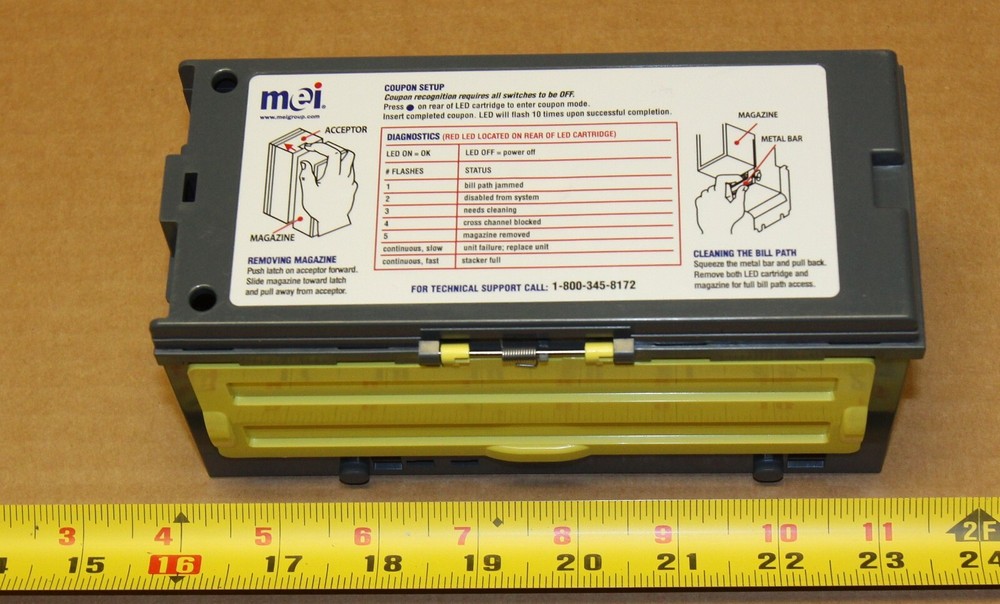 Mars MEI 500 stacker note box for the VN2702 $ bill acceptor validator