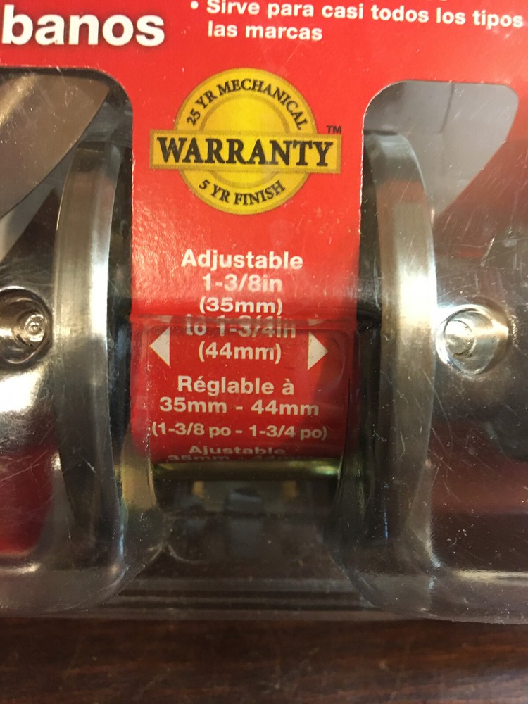 Master Lock, Bed Bath, New in Package, Satin Nickel