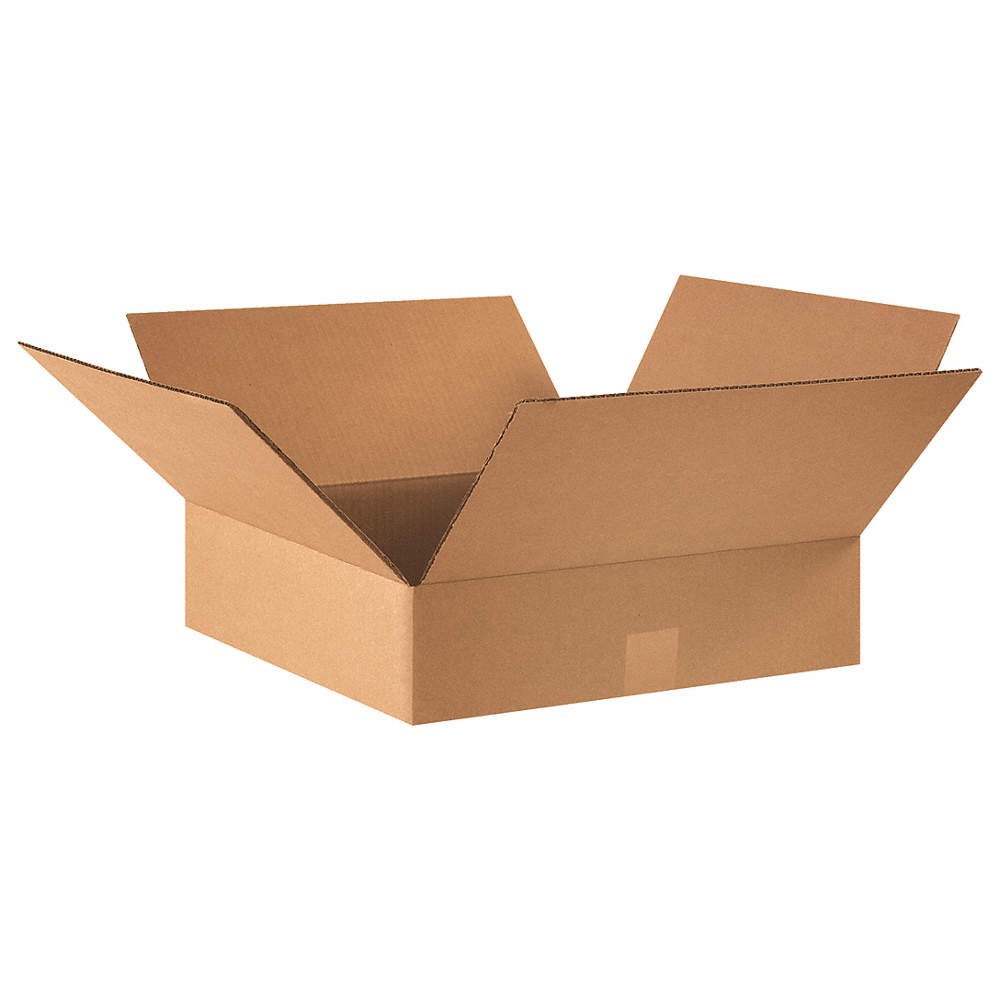 GRAINGER APPROVED 11R393 PK 25 Shipping Box,16x16x4 in 11R393