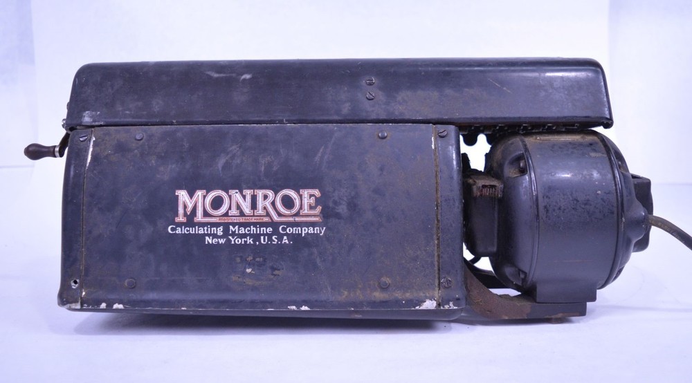 Antique Monroe Manual Step Drum High-Speed Calculating Machine