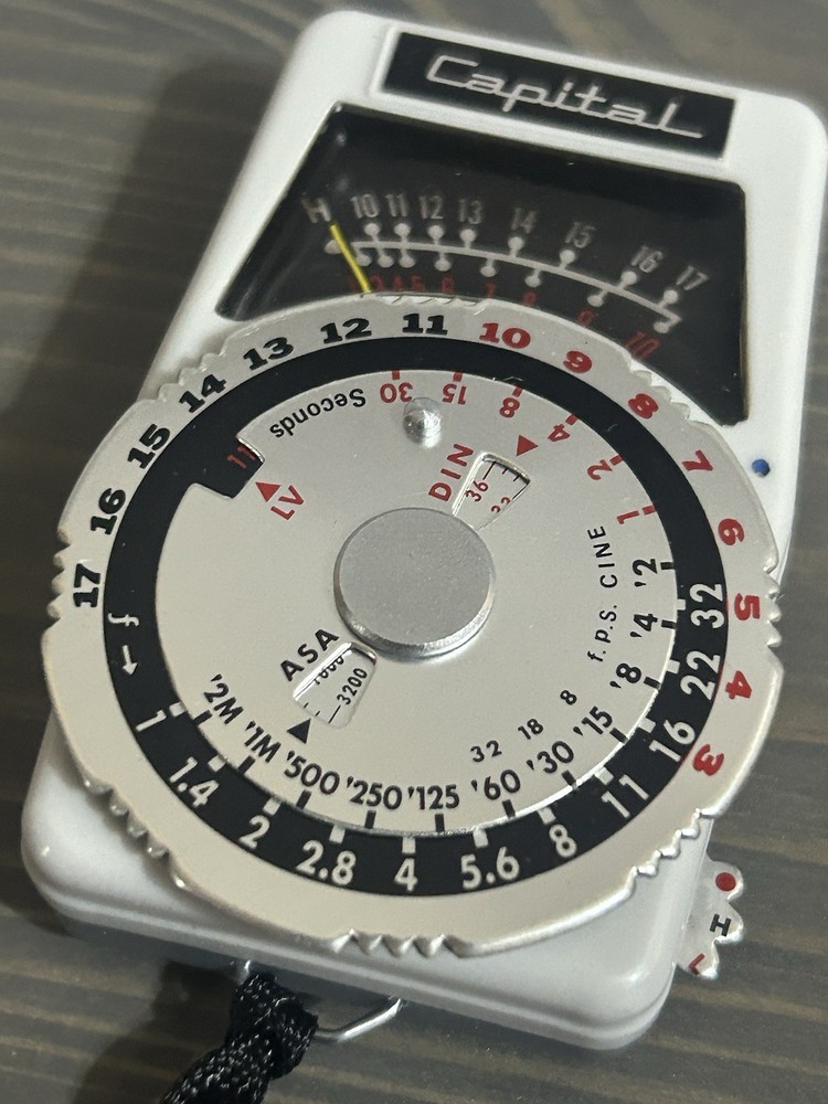 Vintage Capital Light Exposure Meter With Case! Read! Untested