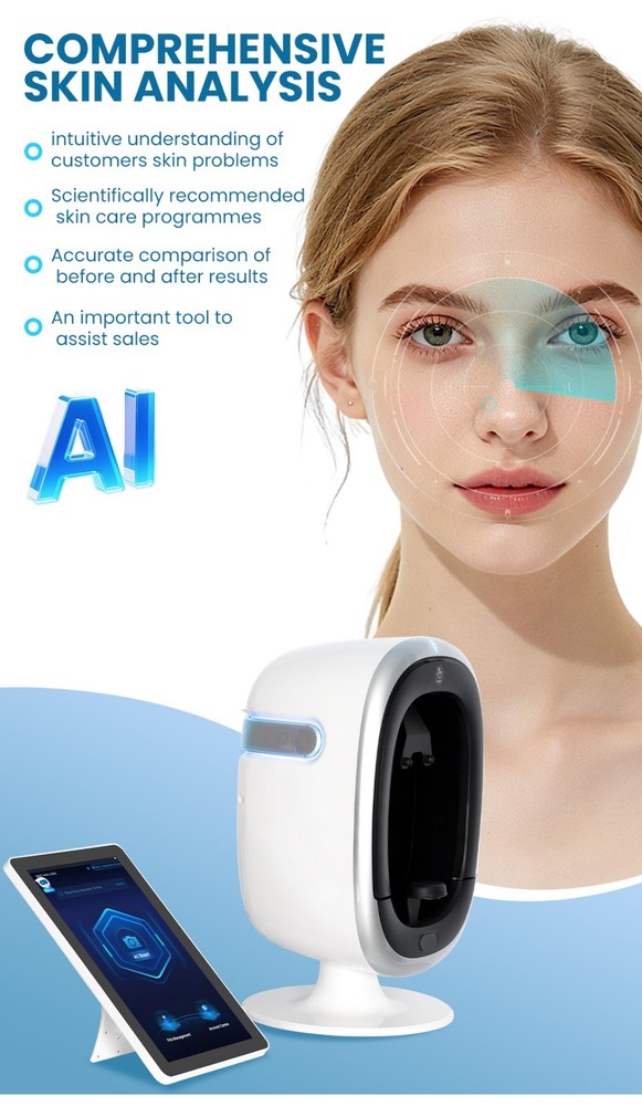 3D Skin Analyzer With Scalp Face Scanner Professional Skin Analyzer Machine