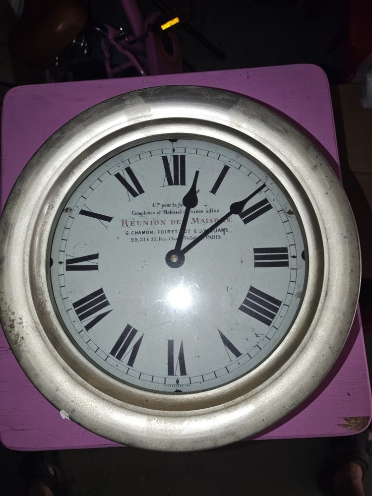 Timeworks Clock,,Not sure on Clock Face"Quartz Runs Well!
