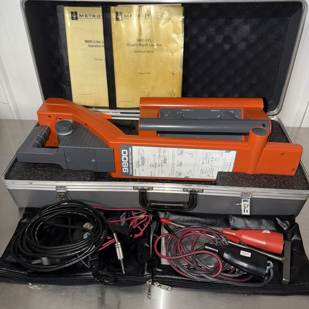 VIVAX METROTECH 9890 CABLE PIPE LOCATOR, CASE/CLAMP - #5