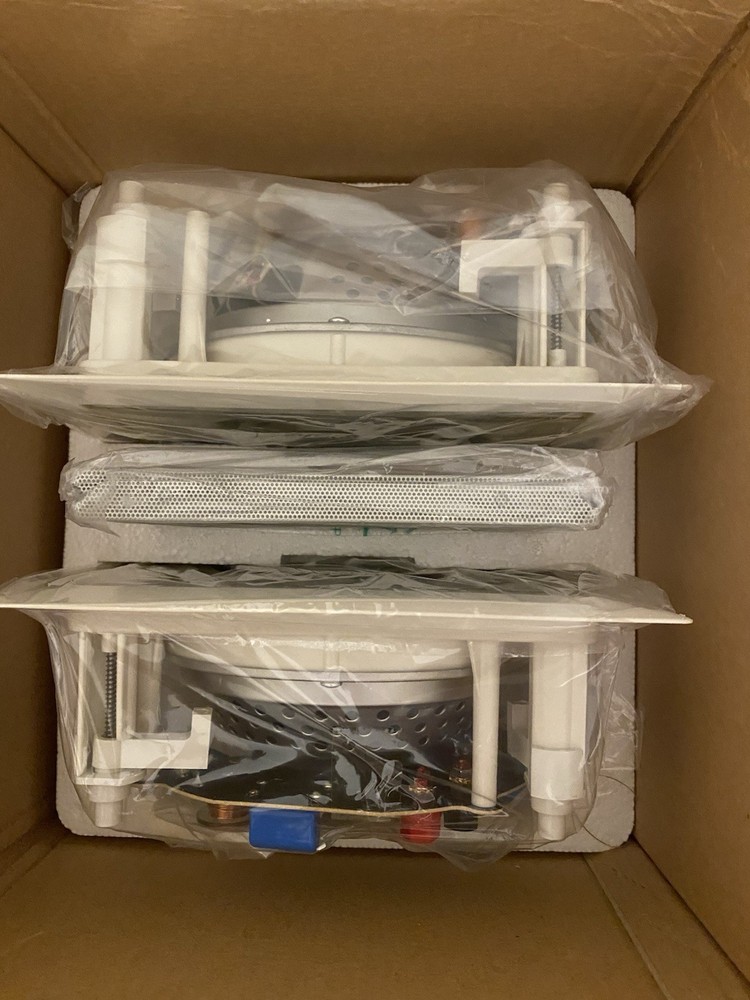 Speakercraft CSS6 square ceiling speakers package of two New in box