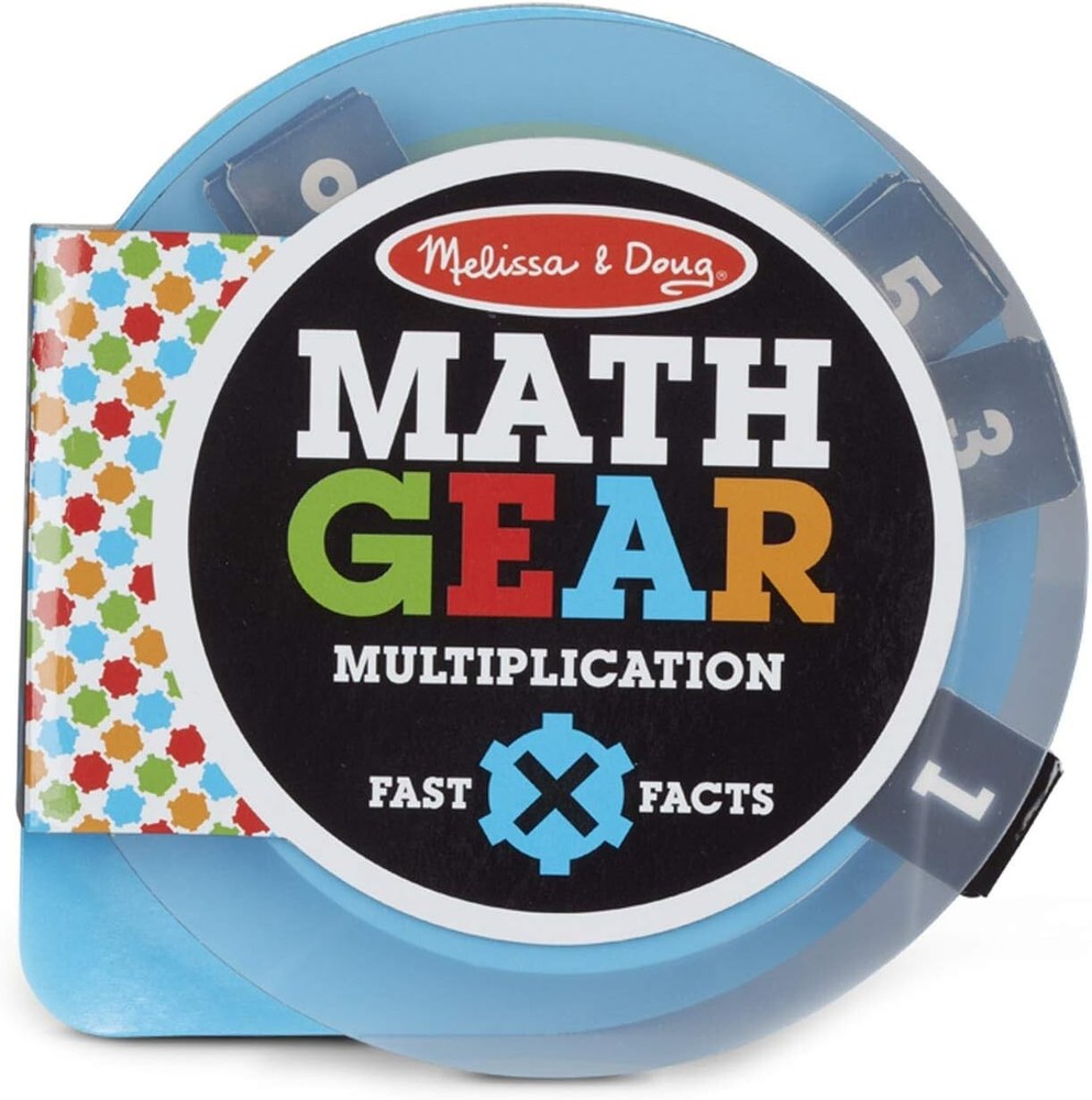 MELISSA & DOUG Math Gears Multiplication Game