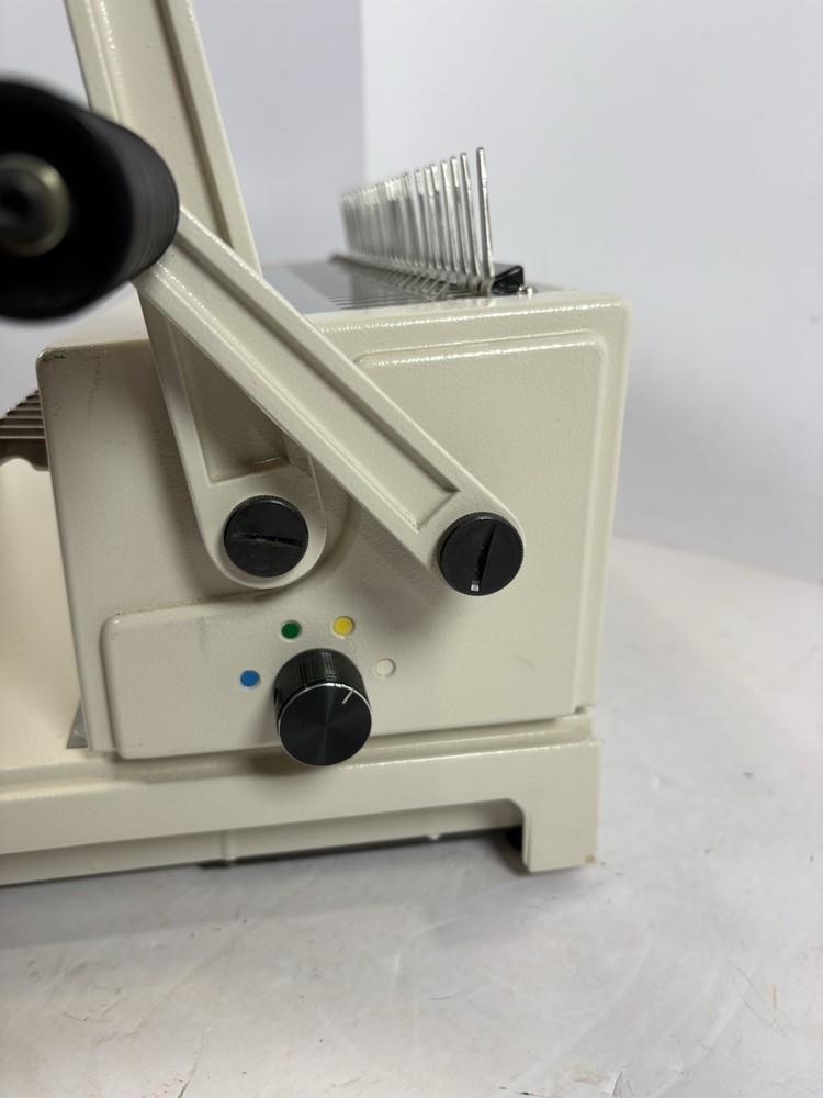 Megabind-1 Manual Comb Binding Machine Paper Punch Binder Office Untested