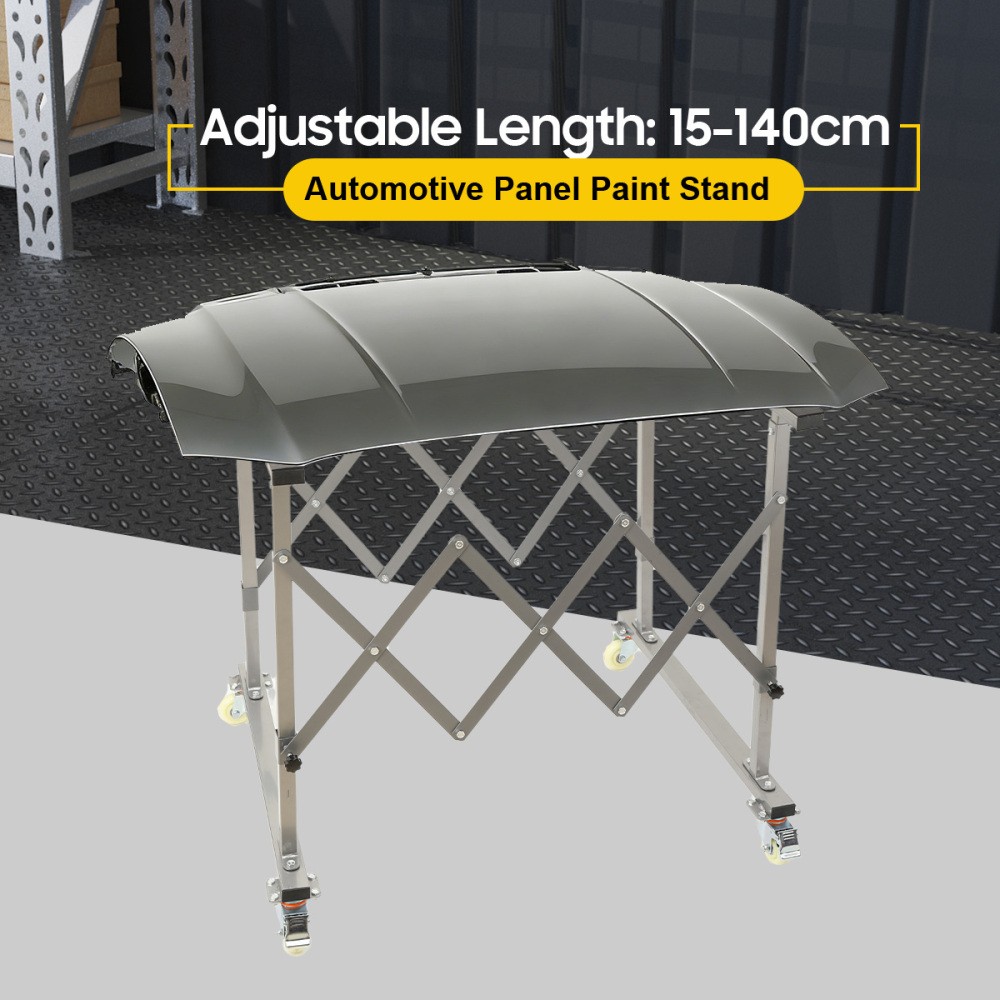 Telescopic Universal Paint Stand Adjustable Mobile Automotive Panel Paint Rack