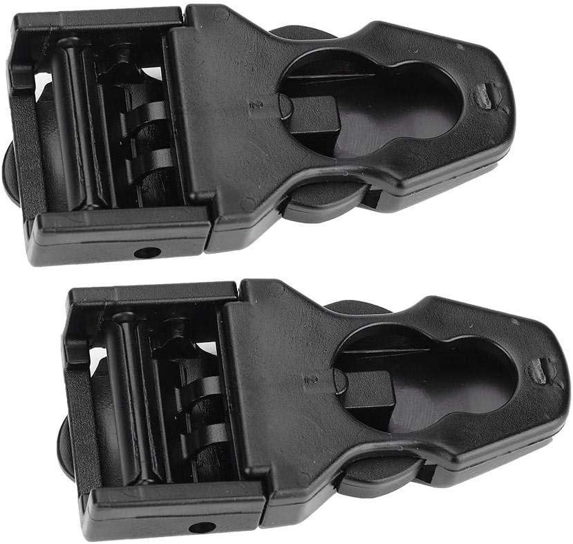Adjustable Swimming Fin Flippers Diving Quick Release Buckles for A, Black
