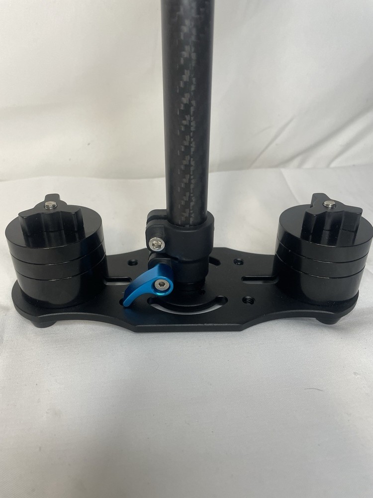 Camera Stabilizer Carbon Fiber Cam Stabilizer Tool w/ Quick Release Plate Blue