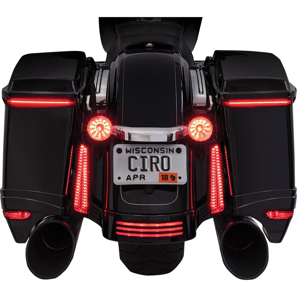 Ciro Bag Light Blades - Red Turn Signals 40038