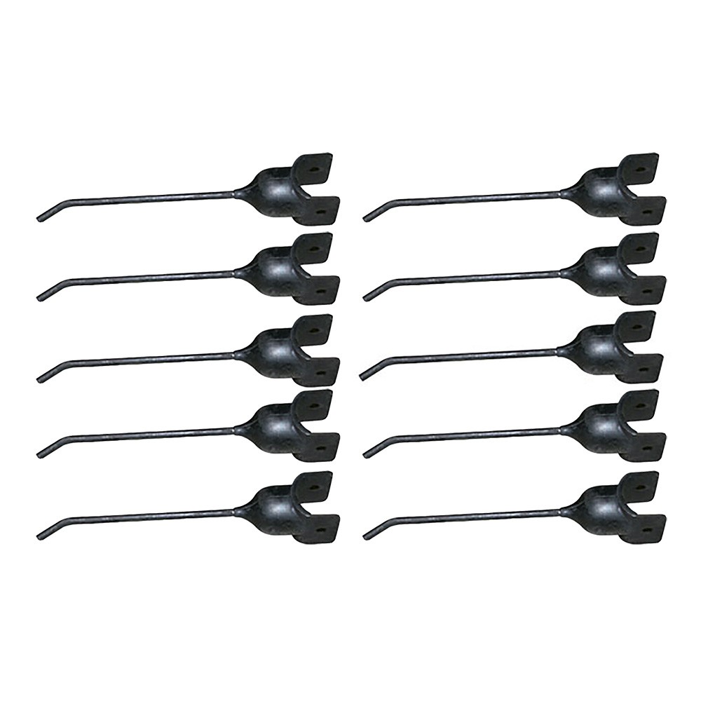 Set of Ten Rubber Mount Rake Teeth AE47389 Fits John Deere 74 672 660 652 54 64
