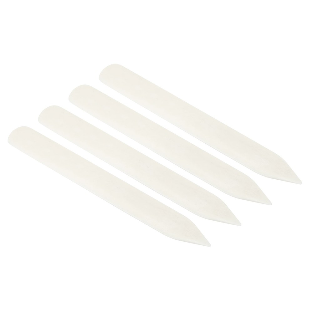6" Bone Folder Creaser 4pcs Paper Creaser Straight Scoring Folding Tool, White-1