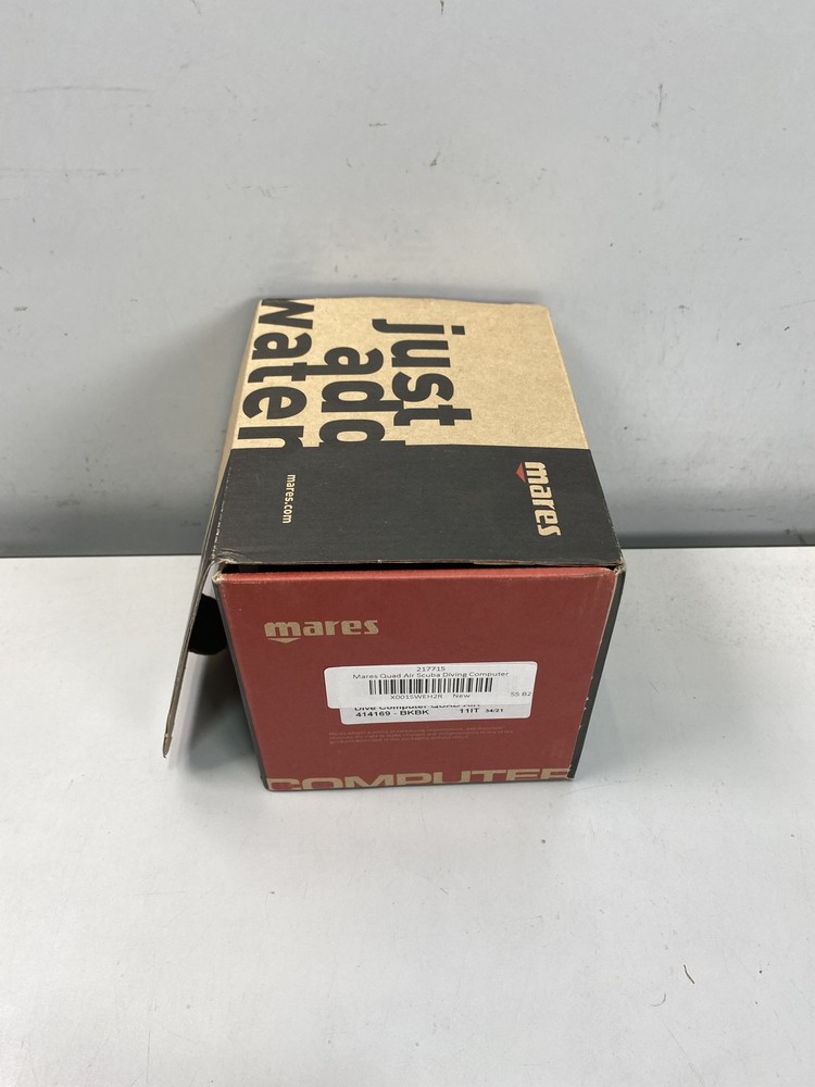 Mares Quad Air Wrist Dive Computer - Black