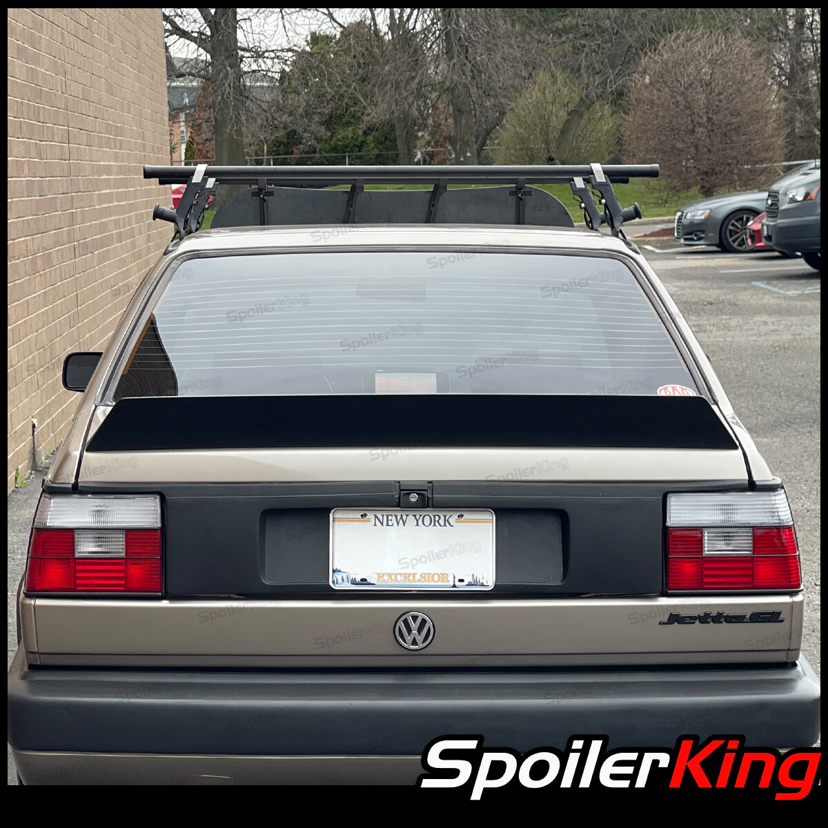 SpoilerKing 495B Universal 30"- 55" Custom Rear Polyurethane Trunk Spoiler Wing