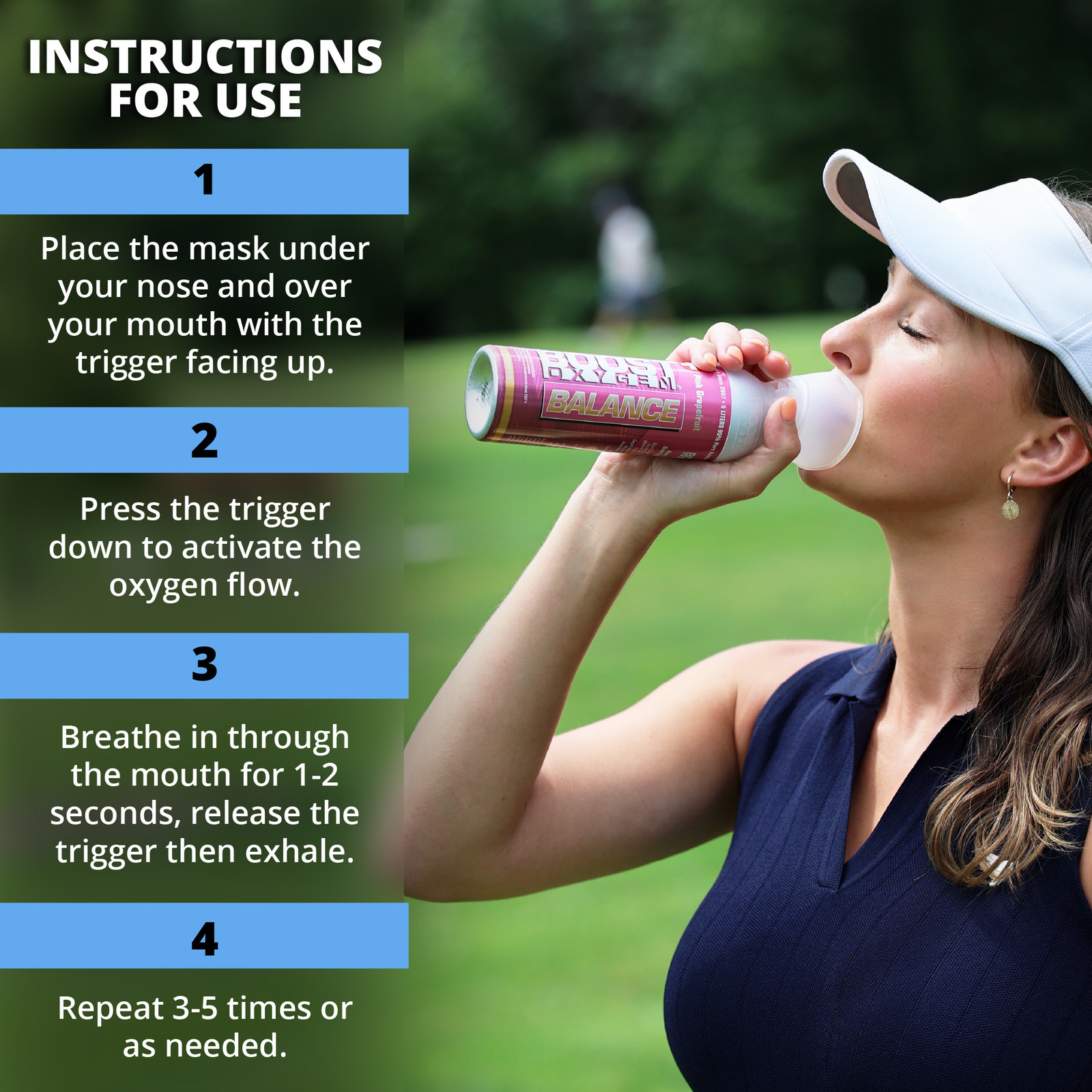 Boost Oxygen Large Natural 10L Canister | Respiratory Support for Aerobic