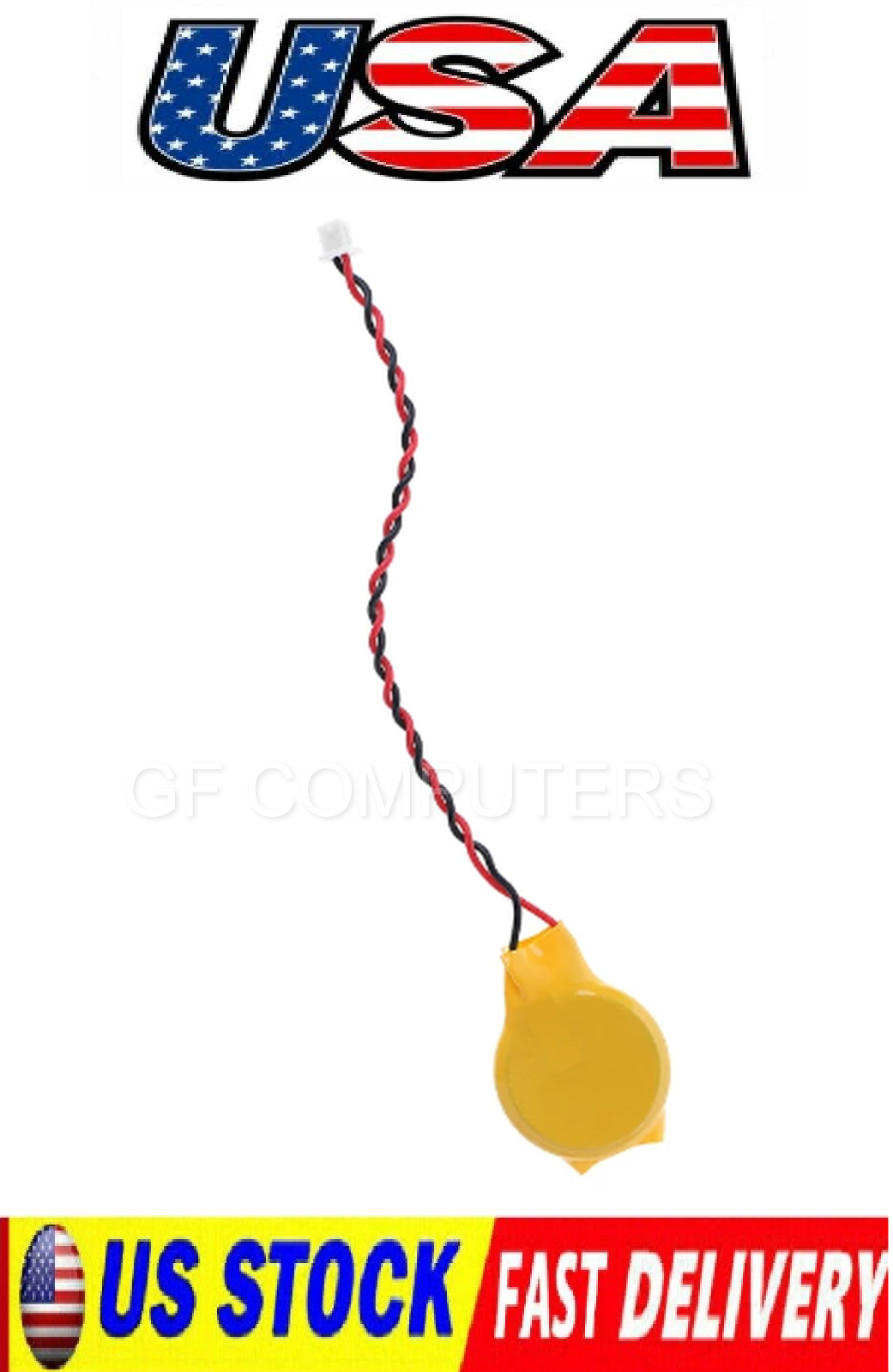 CMOS RTC Battery For Dell Inspiron 15 5576 5577 7566 7567 7557 7559 CR2032 2-Pin