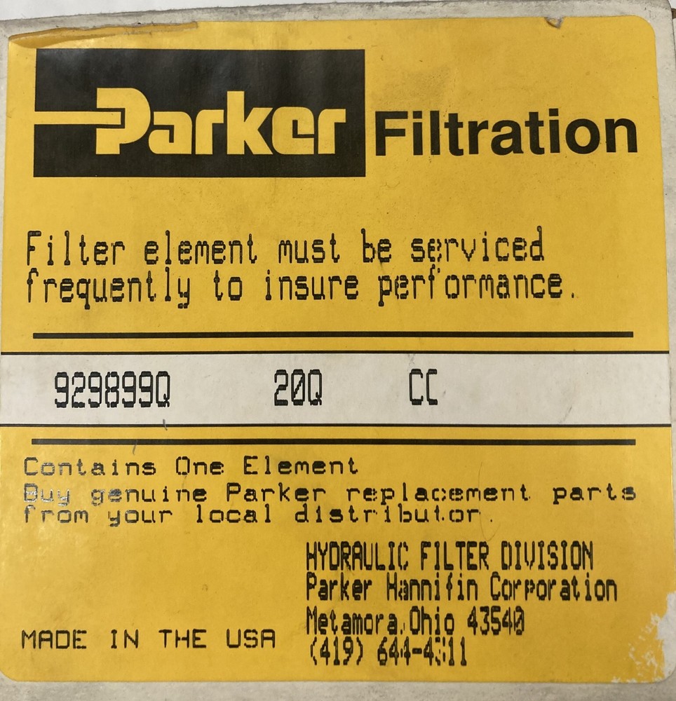 Parker Filter # 929899Q