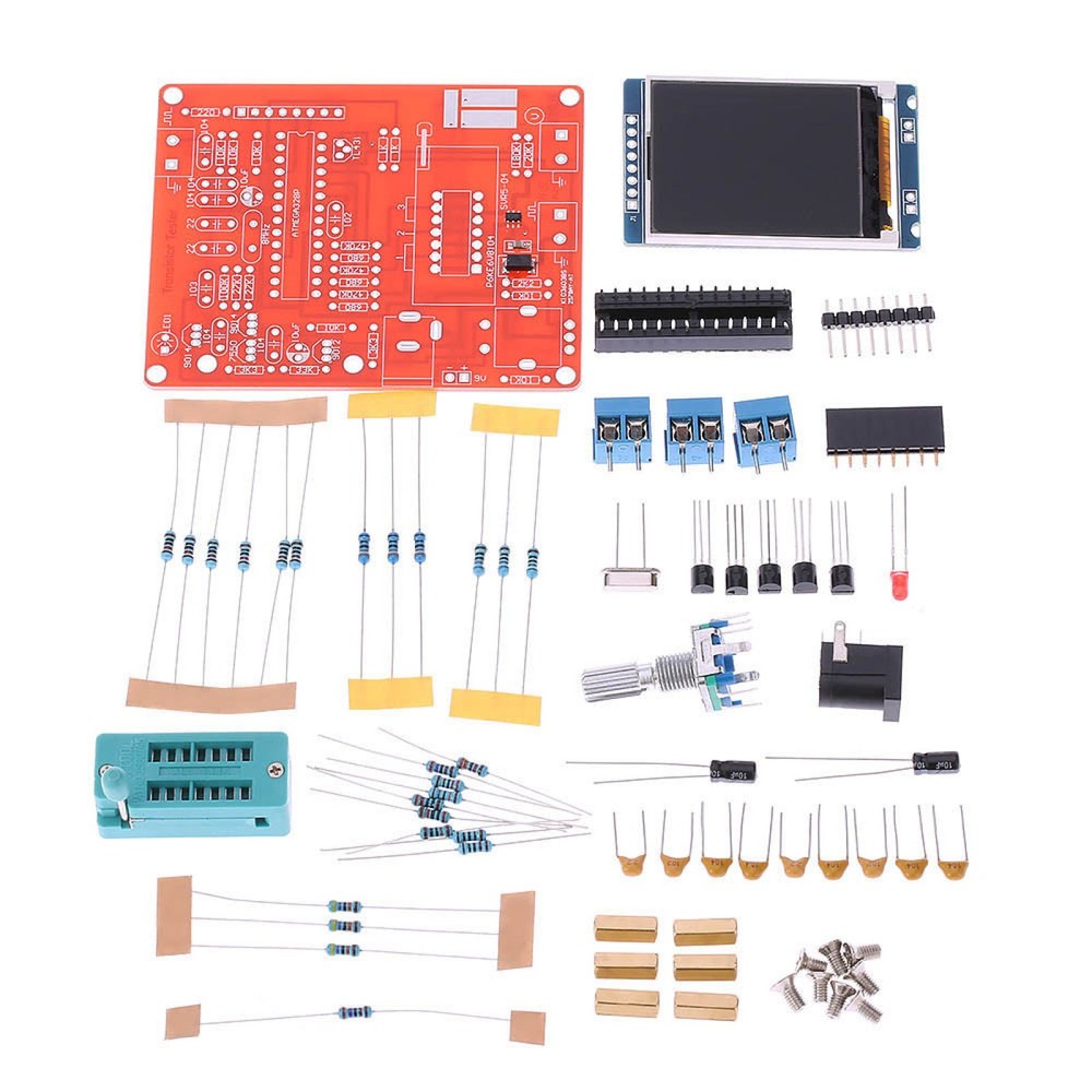 DIY Kit Tester Transistor Diode Capacitance ESR Meter Signal Generator Tool