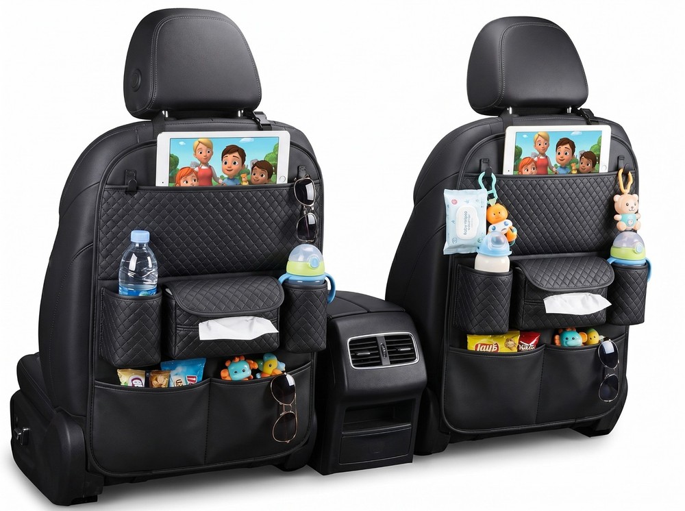 Car Seat Back Organizer - Multifunctional Storage for Car Essentials
