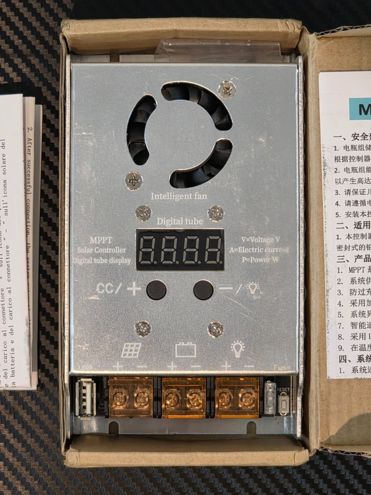 MPPT 450W Stepdown Solar Controller 18V-80V Input Charging for 12V-30V Lithium