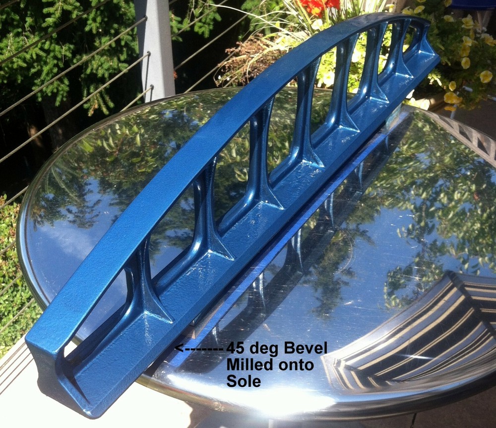 36" Lightweight Cast Iron Camelback Straight Edge Featherweight Raw Casting  SO