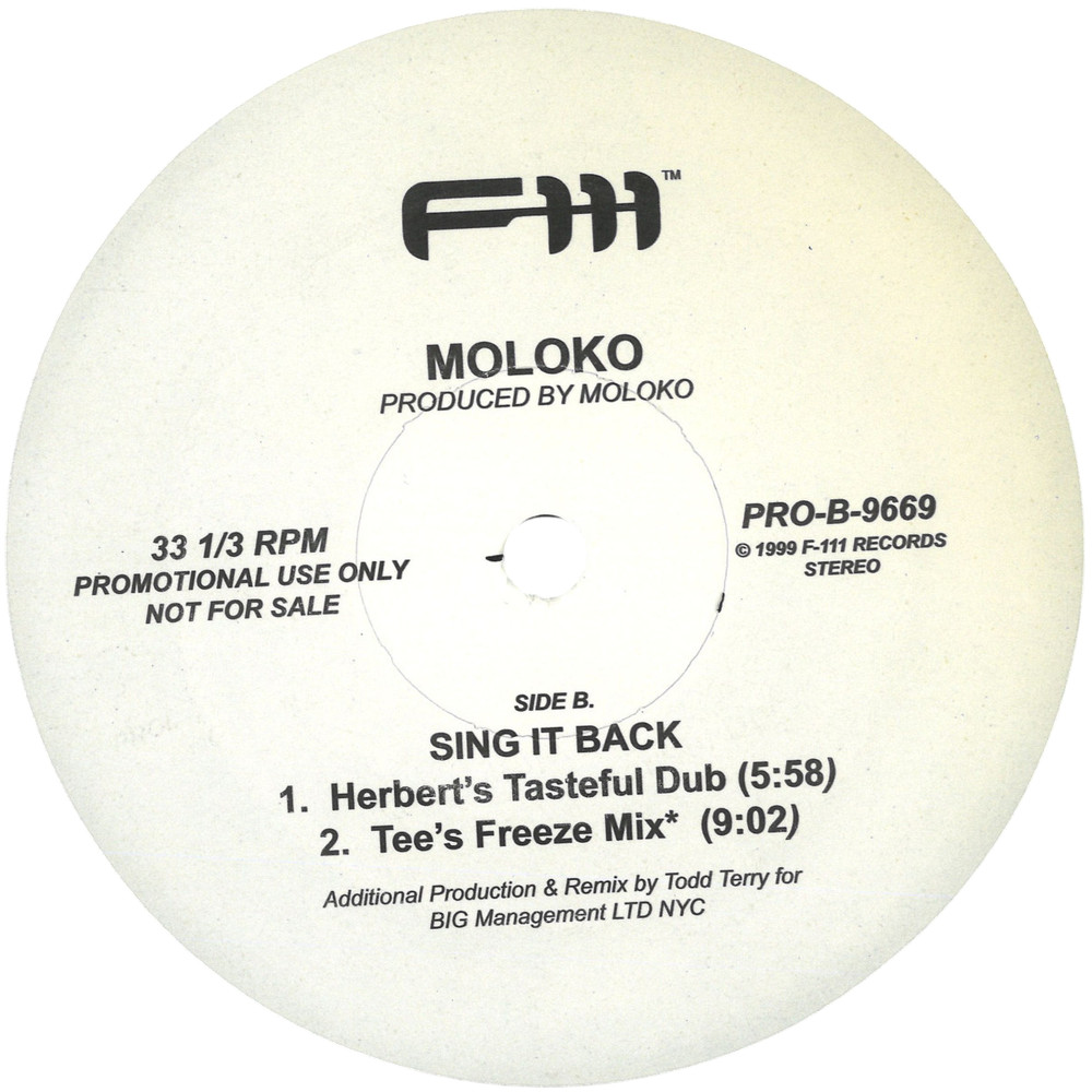 Moloko - 'Sing It Back (Remixes)' 12"