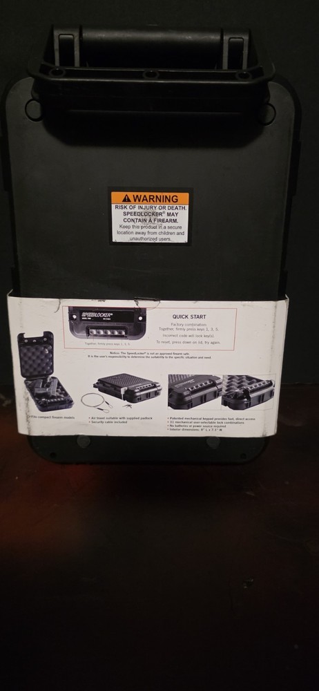 Streamlight Speed Locker Portable Locking Storage Model 7080 NEW!!!